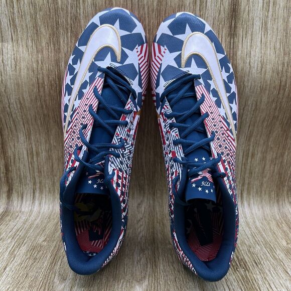 Mens Size 15 -  Nike Lunar Vapor Ultrafly Elite USA‎ Metal Baseball Cleats Shoes - Picture 6 of 9